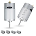 Pikkukuva 1 / 5: 12V 40000RPM Sähkömoottori 2 kpl, Nopea Moottori RS555 Lasten Ajoneuvojen Moottorit Lasten Ajoneuvojen Vaihteiston Tarvikkeet - WELLNGS
