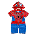Miniatyrbild 1 av 3: 3-24 Månader Baby Superhjälte Sparkdräkt Kort/lång Ärm Jumpsuit-WELLNGS Spiderman 3-6 Months