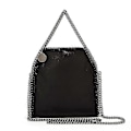 Miniatyrbild 1 av 3: Damer Crossbody Väska Mode Axelväska Kedjeväska Mode Bärbar Kedja Flätad Handväska-WELLNGS BLACK