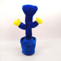 Pikkukuva 3 / 5: Poppy Playtime Huggy Wuggy -tanssiva ja puhuva kaktus - tanssiva lasten lelu Blue
