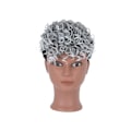 Miniatyrbild 3 av 5: Afro Bangs 8 tum lockigt lugg extensions Clip in Bangs-WELLNGS silver