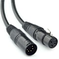 Miniatyrbillede 3 af 5: Xlr han 3-polet til Xlr hun 5-polet & Xlr hun 3-polet til Xlr han 5-polet lydkabel, til mikrofon-WELLNGS