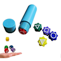 Miniatyrbild 2 av 5: Squid Game, Squid Game Gonggi, Gonggi Koreansk Spel, Squid Game Gonggi Set, Squid Games, Portabelt Sten Fångst Spel-WELLNGS Dark Blue