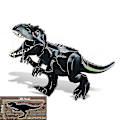 Miniatyrbild 5 av 5: 1 st Jurassic Big Size Dinosaur Building Blocks T-rex Quetzalcoatlus Baryonyx Actionfigurer Barnleksaker Gåvor-WELLNGS Carnotaurus brown