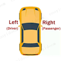 Miniatyrbilde 2 av 5: Passer til sidespeil for bil kompatibel med Toyota RAV4 RAV 4 2020 2021 2022 Nedre base deksel ramme bakspeil blinklys lampe linse WELLNGS with heated left