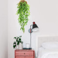Miniatyrbilde 3 av 4: 4-pak Hengende Kunstige Planter Bambus Kunstig Hengende Bambusblader Gråtende Hengende Plante for Innendørs-WELLNGS