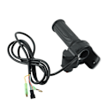 Miniatyrbillede 3 af 4: 36V Elektrisk Cykel Scooter Hastighedsgasgreb LCD Display med Afbryder Ebike Twist Throttle Accel-WELLNGS