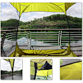 Miniatyrbilde 5 av 5: Gazebo-nettingstelt for utendørs camping, øyeblikkelig pop-up telt, pustende netting, hage, reise, fest - WELLNGS Screen house with cushion