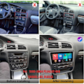 Miniatyrbillede 5 af 5: Til 1999-2004 PEUGEOT 406(9Inch) Bilradio Fascias Android GPS MP5 Stereoafspiller 2 Din Hovedenhed Panel Dash Frame Installation T-WELLNGS silver frame
