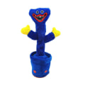 Pikkukuva 1 / 5: Poppy Playtime Huggy Wuggy -tanssiva ja puhuva kaktus - tanssiva lasten lelu Blue