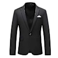 Miniatyrbillede 1 af 4: Moderne herreblazer til forretning og fritid - WELLNGS black 6XL