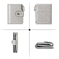 Miniatyrbild 3 av 5: SENDEFN 5206 RFID-blockerande plånbok i läder med flera kortfack - WELLNGS Light grey