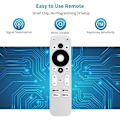 Miniatyrbild 5 av 5: Ersättningsfjärrkontroll för / KM2 för KM2 4K Certifierad Röst Android TV Box-WELLNGS