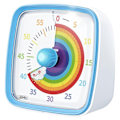 Miniatyrbillede 1 af 5: 60-minutters visuel timer med nattelys, nedtællingstimer, Pomodoro-timer med regnbue mønster til Ki-WELLNGS