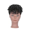 Miniatyrbild 3 av 5: Afro Bangs 8 tum lockigt lugg extensions Clip in Bangs-WELLNGS black