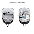 Miniatyrbilde 4 av 4: Nba Air Jor Dan Signature Stor Laptop Basics Bag Ryggsekker Casual Reise Bag Skole Ryggsekk for Tenåringsjenter Gutter-r Guanguan-WELLNGS style10