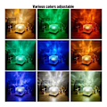 Miniatyrbild 3 av 5: Aurora Northern Lights Lamp, Wave-Cube Lamp, Projektor, 16 Färg Vattenvågseffekt Ljus för Sovrum-WELLNGS