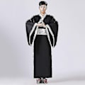 Miniatyrbilde 1 av 5: Menn Hanfu Tradisjonelle Kostymer Klesplagg - WELLNGS Whiteblack S 155-160CM