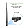 Miniatyrbillede 2 af 5: Mini 2.4 GHz 5dBi 802.11b/g WiFi Antenne RP-SMA Han Trådløs Router Router-WELLNGS