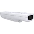 Miniatyrbillede 3 af 5: Udskiftnings-Wii-controller 2-pak, Wii Remote med silikoneetui og håndledsrem, fjernbetjening til Wii/Wii U, hvid - WELLNGS