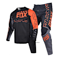 Miniatyrbilde 3 av 5: Delicate Fox 180 360 Jersey Pants Gear Set MX Combo Motocross Bmx Dirt Bike Outfit ATV UTV Sykkelsuit Enduro Kits for Menn-WELLNGS Orange Pant 38 Jersey XXL