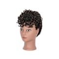Pikkukuva 3 / 5: Afro Bangs 8 tuuman kiharat otsatukka pidennykset Clip in Bangs-WELLNGS dark brown