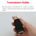Pikkukuva 2 / 5: USB-RS232 RS485 USB-sarjaviestintämoduuli, teollisuusluokan USB-232/485-signaalimuunnin - WELLNGS