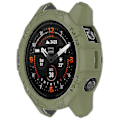 Miniatyrbild 2 av 3: TPU Klockfodral Kompatibelt med Garmin Epix Pro 51mm/(gen 2) 51mm /fenix 7x Pro / 7x, Anti-repa Ihåligt Skydd - WELLNGS Jungle Green