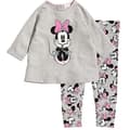 Barn Flickor Sovkläder Pyjamas Set Pjs Outfit-WELLNGS Grey Minnie 1-2 Years