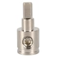 Miniatyrbillede 3 af 5: Amp Input Reducer 0 Gauge til 4 Gauge Wire Reducer Strøm/Jord GA adaptere Nikkelbelagt Messing 4 STK-WELLNGS