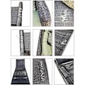 Miniatyrbild 4 av 5: Reparationskit för rotting 37m 120ft Rottingreparationsmaterial Tvåtonad Gradient Mörkbrun med Ljusbruna Ränder Plastrottingmaterial-WELLNGS Brown