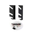Miniatyrbillede 5 af 5: Skateboard vægmontering display rack med bøjle krog, akryl skateboard rack holder til longboard skateboard-WELLNGS