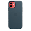 Miniatyrbillede 2 af 4: Læder Telefon Cover Kompatibelt med Iphone 12/12 Pro Læder Cover med Magsafe-WELLNGS Baltic Blue