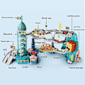Miniatyrbillede 3 af 5: Adventure Elektrisk Togbane Dinosaur Byggeparkeringsplads Racerbane Legetøj Børn Mekaniske Togbaner Julelegetøj Gave-WELLNGS C