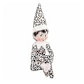 Miniatyrbild 3 av 5: Julpynt Plyschdocka Elfpojke Flicka Staty Julgåva Stativ - WELLNGS Leopard Print Clothes Boy
