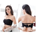 Miniatyrbillede 3 af 5: Fantastisk En-Stropløs BH, Fantastisk Plus Size Stropløs Usynlig Push Up BH - WELLNGS Red 5XL