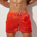 Miniatyrbillede 1 af 5: Mænds transparente badebukser | Mænds transparente shorts | Mænds transparente trusser - WELLNGS Red L