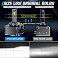 Miniatyrbilde 4 av 5: 90000LM D3S LED D1S D2S D4S D5S D8S LED 140W Frontlys HID D1R D2R D3R D4R D5R D8R Pære Canbus Bil Lys Automatisk 6000K 12V 24V - WELLNGS 140W  90000LM D2R