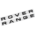 Pikkukuva 3 / 5: 3D ABS Musta Auton Takaluukun Evoque-Logo Velar-Merkki Vogue Se Kirjainmerkki Range Rover Sportille L322 L320 L494 Tarra Tarvikkeet Kb-WELLNGS RR Matt Black