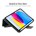 Pikkukuva 4 / 5: ENKAY PU-nahka Smart Case iPad 10. sukupolvelle 10.9 2022 - WELLNGS Black