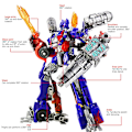 Miniatyrbild 4 av 5: Deformation Robot Leksak, Transformers Deformerad Bil Actionfigur Modell Present till Barn Flickor Pojkar - WELLNGS orange