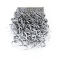 Pikkukuva 2 / 5: Afro Bangs 8 tuuman kiharat otsatukka pidennykset Clip in Bangs-WELLNGS silver