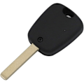 Miniatyrbillede 2 af 2: Komplet nøgle med elektronik til programmering PLIP Peugeot 107 207 307 407 106 206 306 406 Citroen-WELLNGS