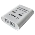 Miniatyrbillede 1 af 5: USB-printerdeling, 2 i 1 ud printerdeling, 2-ports manuel Kvm-switch Splitte-WELLNGS