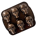 Pikkukuva 1 / 5: Ware Halloween-leivontavälineet, Haunted Skull Cakelet Pan, Bronze-WELLNGS