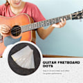 Miniatyrbild 4 av 5: 10 st inlägg av vit pärlemor - tomma ark i rektangulär form för inläggning i gitarr - WELLNGS
