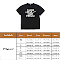 Miniatyrbilde 3 av 5: Menn Spør meg om min Ninja Forkledning Flip T-skjorte Morsom Kostyme Grafisk Humor Tee, 100% Ny - WELLNGS Black 4XL