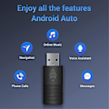 Pikkukuva 3 / 5: Android Auto -langaton sovitin, pieni Android Auto -langaton dongle muuntaa langallisen langattomaksi An-WELLNGS:lle