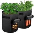 2-pack 10 gallon växtodlingspåse med fönster - WELLNGS