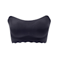 Miniatyrbillede 1 af 5: Fantastisk En-Stropløs BH, Fantastisk Plus Size Stropløs Usynlig Push Up BH - WELLNGS Black 7XL